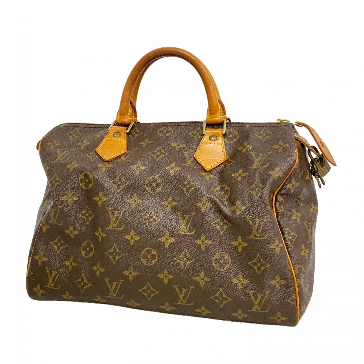 Louis Vuitton Handbag Monogram Speedy 30 Brown