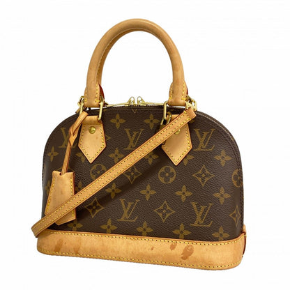 Louis Vuitton Handbag Monogram Alma BB Brown 2-Way