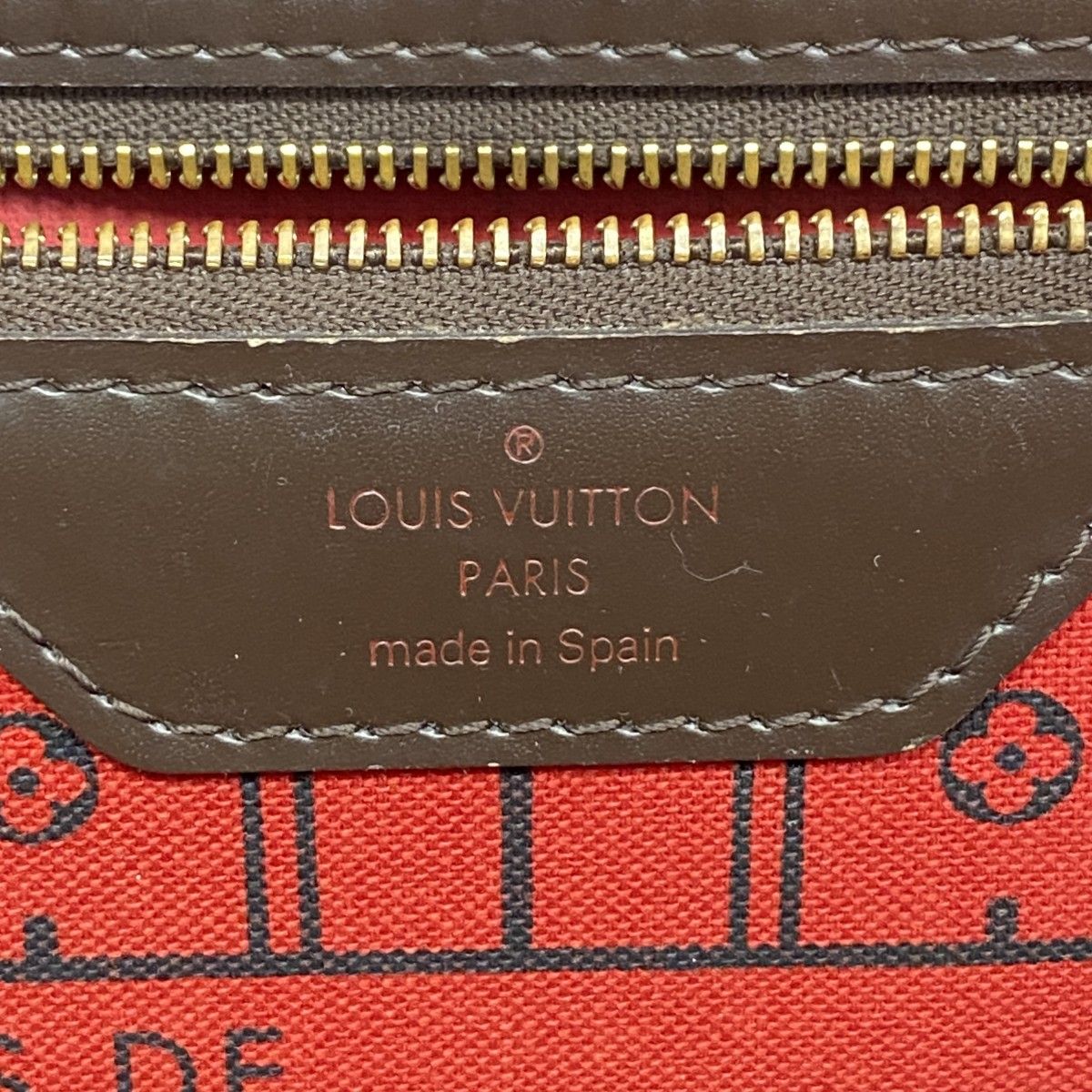 Louis Vuitton Tote Damier Neverfull Ebene — view 5