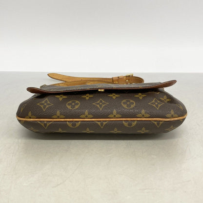 Louis Vuitton Shoulder Bag Monogram Musette Tango Short Strap Brown — view 3
