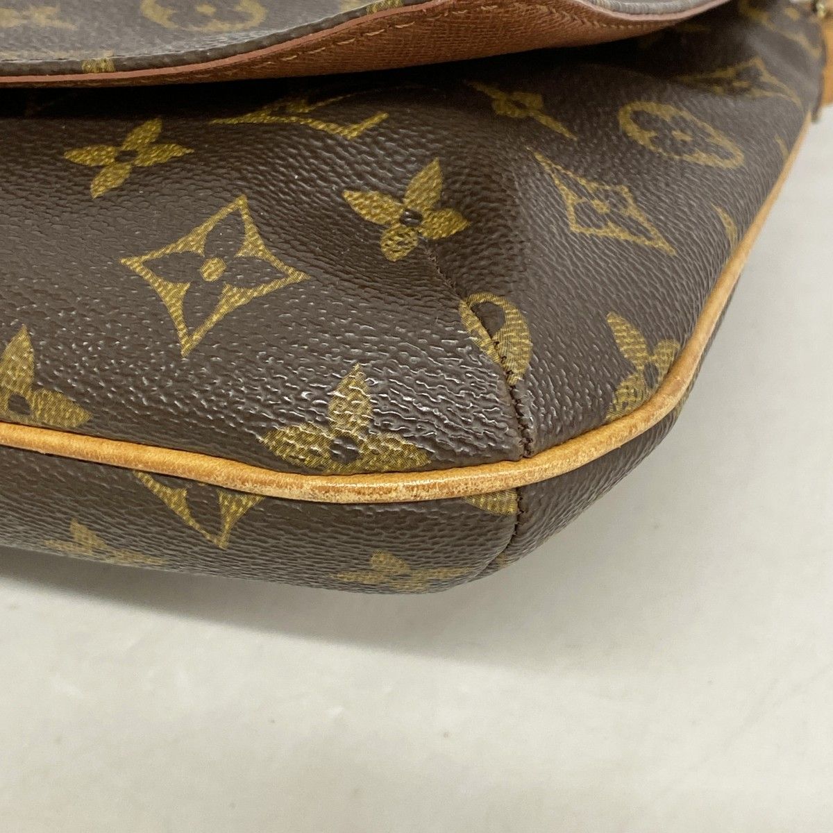 Louis Vuitton Shoulder Bag Monogram Musette Tango Short Strap Brown — view 6
