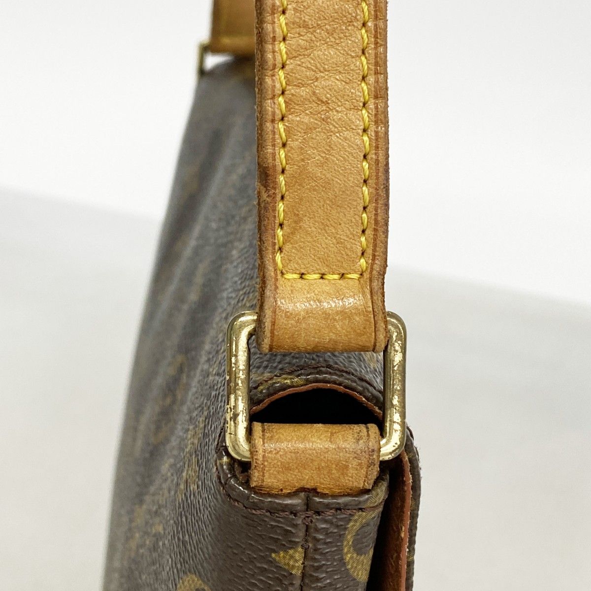 Louis Vuitton Shoulder Bag Monogram Musette Tango Short Strap Brown — view 9