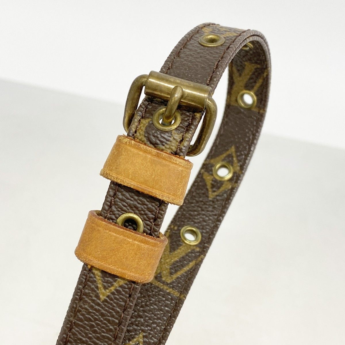 Louis Vuitton Shoulder Bag Monogram Amazon Brown — view 8