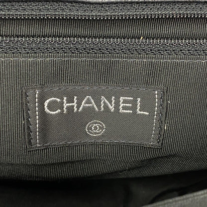 Chanel Shoulder Bag 2.55 Choco Bar Lambskin Black Silver — view 5