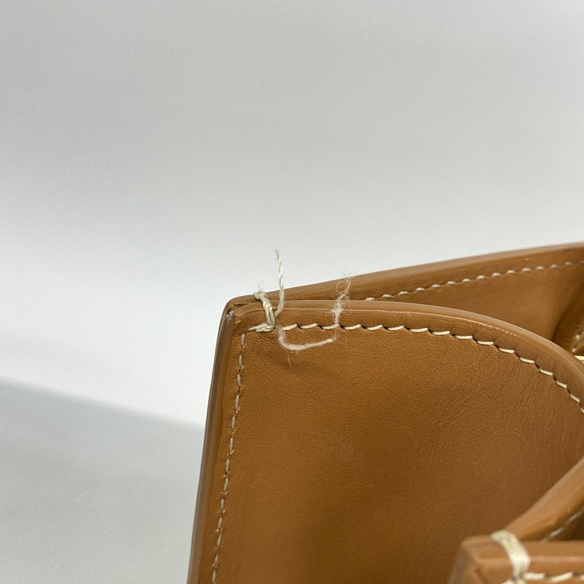 Celine Handbag Vertical Cover Canvas Brown Beige Gold 2-Way — view 6
