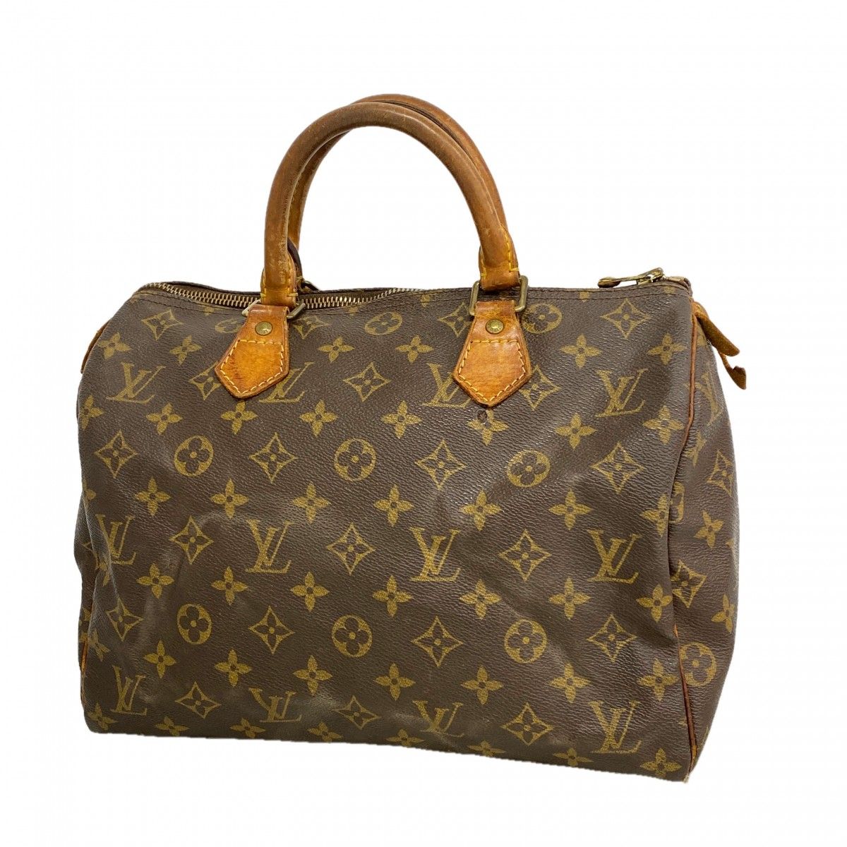 Louis Vuitton Handbag Monogram Speedy 30 Brown
