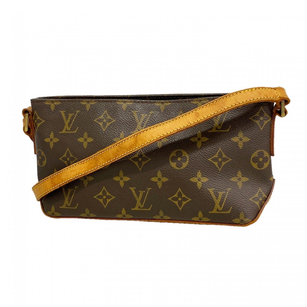 Louis Vuitton Shoulder Bag Monogram Trotteur Brown
