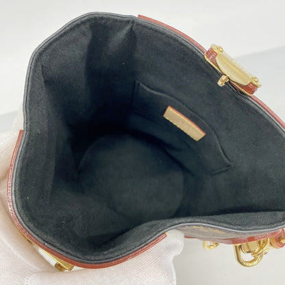 Louis Vuitton Handbag Monogram Duffle Brown 2-Way — view 4
