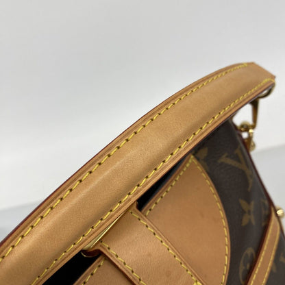 Louis Vuitton Handbag Monogram Duffle Brown 2-Way — view 9