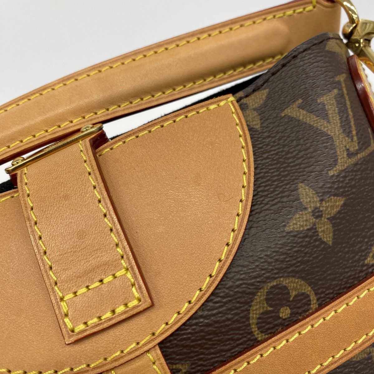 Louis Vuitton Handbag Monogram Duffle Brown 2-Way — view 6