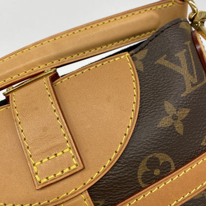 Louis Vuitton Handbag Monogram Duffle Brown 2-Way — view 6