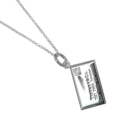 Tiffany & Co 727 Fifth Ave NY New York Vintage 925 Sterling Silver Diamond