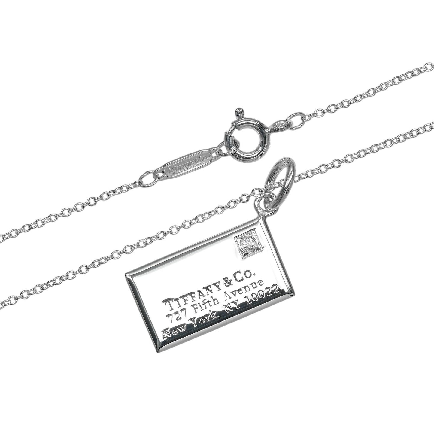 Tiffany & Co 727 Fifth Ave NY New York Vintage 925 Sterling Silver Diamond — view 6