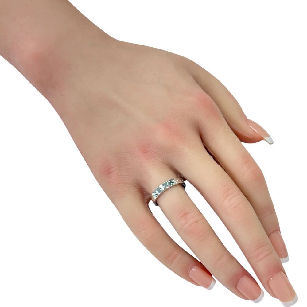 Gucci Icon Ring 18k White Gold — view 2