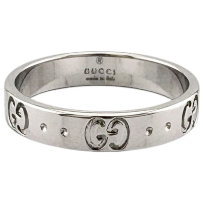 Gucci Icon Ring 18k White Gold — view 3