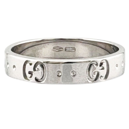 Gucci Icon Ring 18k White Gold — view 4