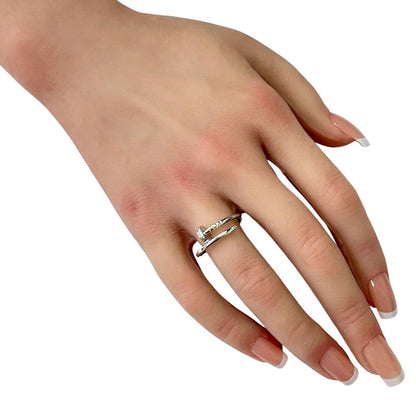 Cartier Juste un Clou Ring 18k White Gold Diamond — view 2