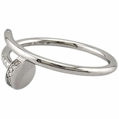 Cartier Juste un Clou Ring 18k White Gold Diamond — view 4