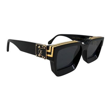 Louis Vuitton Sunglasses 1.1 Millionaire LV Logo Black Gold Eyewear — view 2