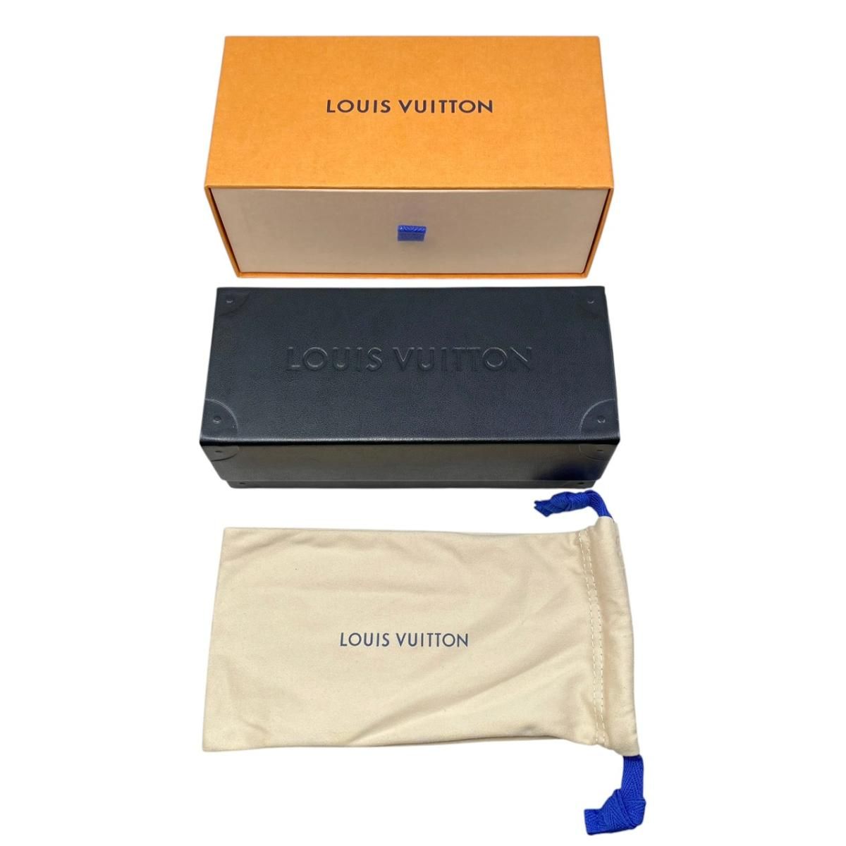 Louis Vuitton Sunglasses 1.1 Millionaire LV Logo Black Gold Eyewear — view 8