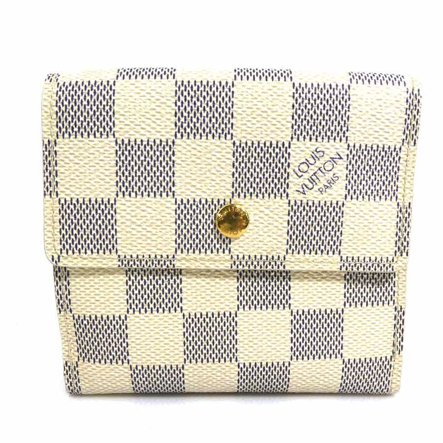 Louis Vuitton Bifold Wallet Damier Azur Portefeuille Elise — view 2