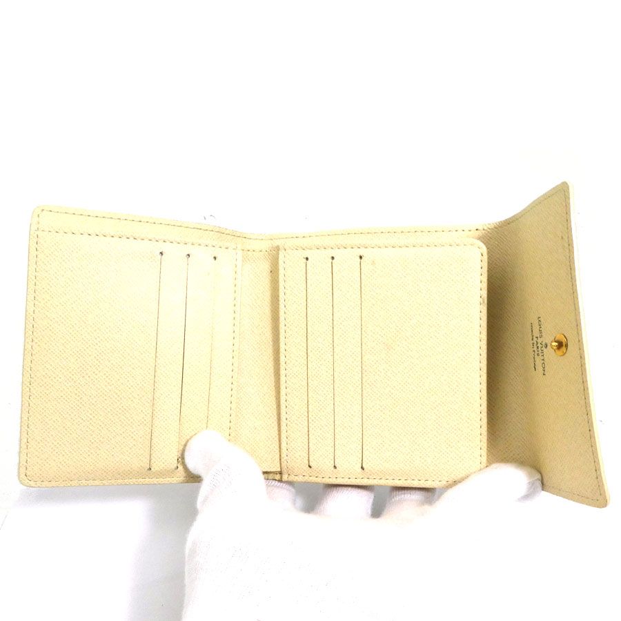 Louis Vuitton Bifold Wallet Damier Azur Portefeuille Elise — view 7