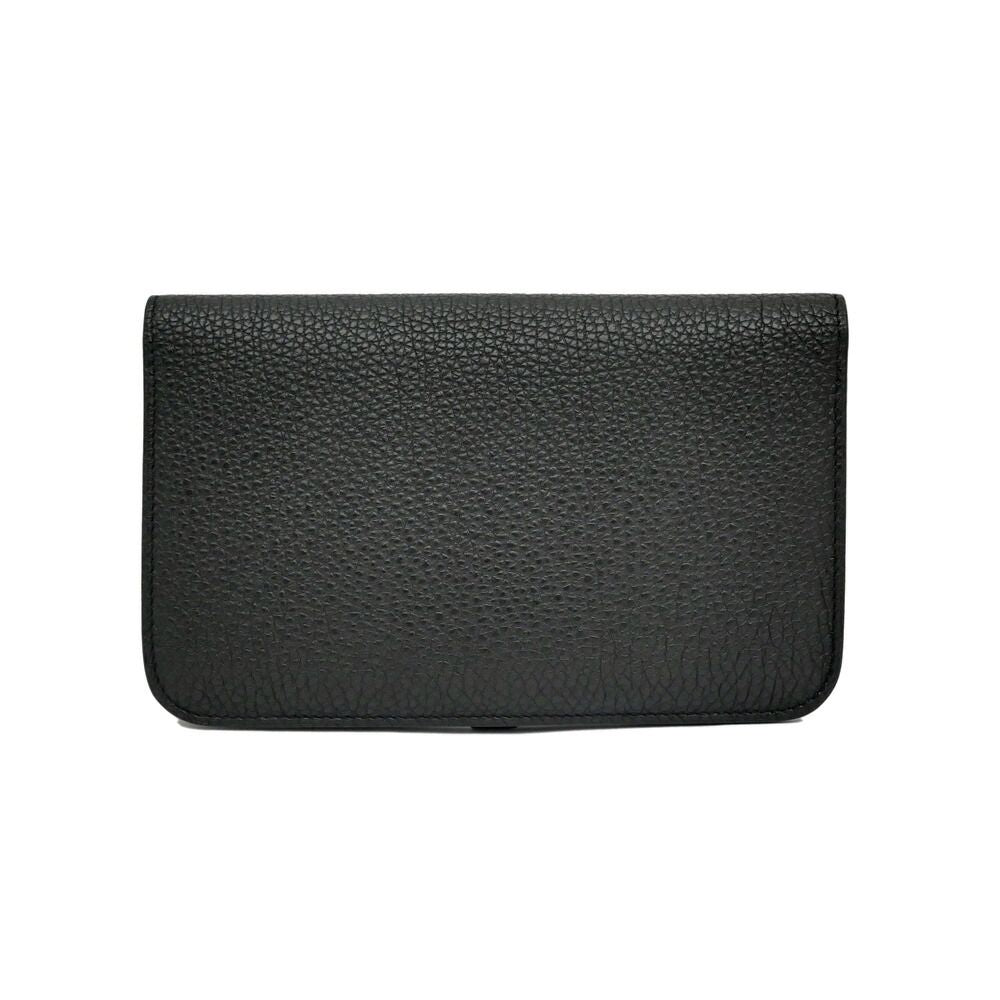 Hermes Dogon Duo Black Silver Togo Wallet — view 2