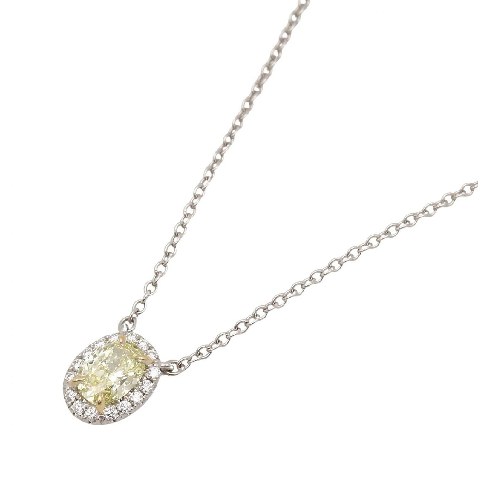 Tiffany & Co Necklace Sorest Diamond 40 cm 18k White Gold 18k