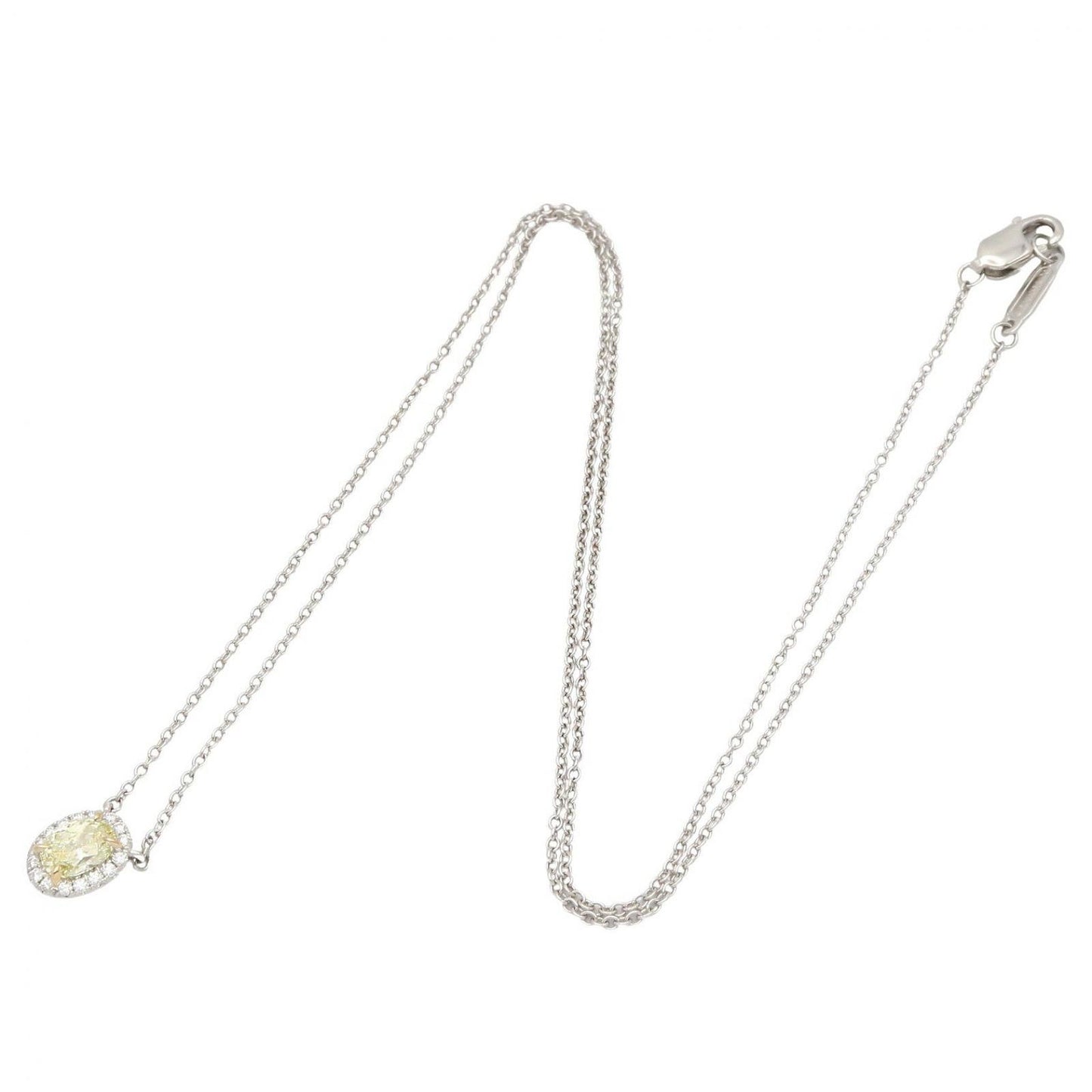 Tiffany & Co Necklace Sorest Diamond 40 cm 18k White Gold 18k — view 2