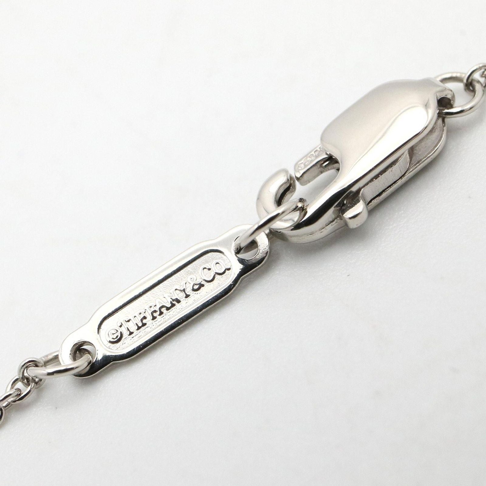 Tiffany & Co Necklace Sorest Diamond 40 cm 18k White Gold 18k — view 3
