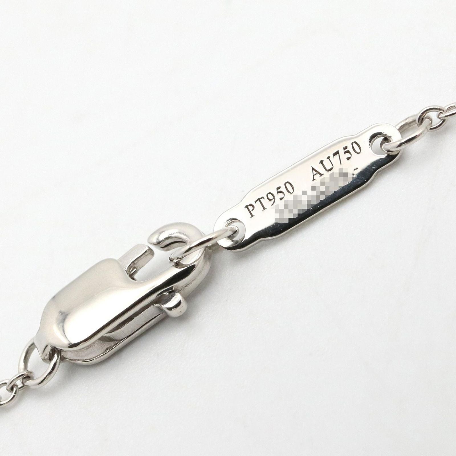Tiffany & Co Necklace Sorest Diamond 40 cm 18k White Gold 18k — view 4