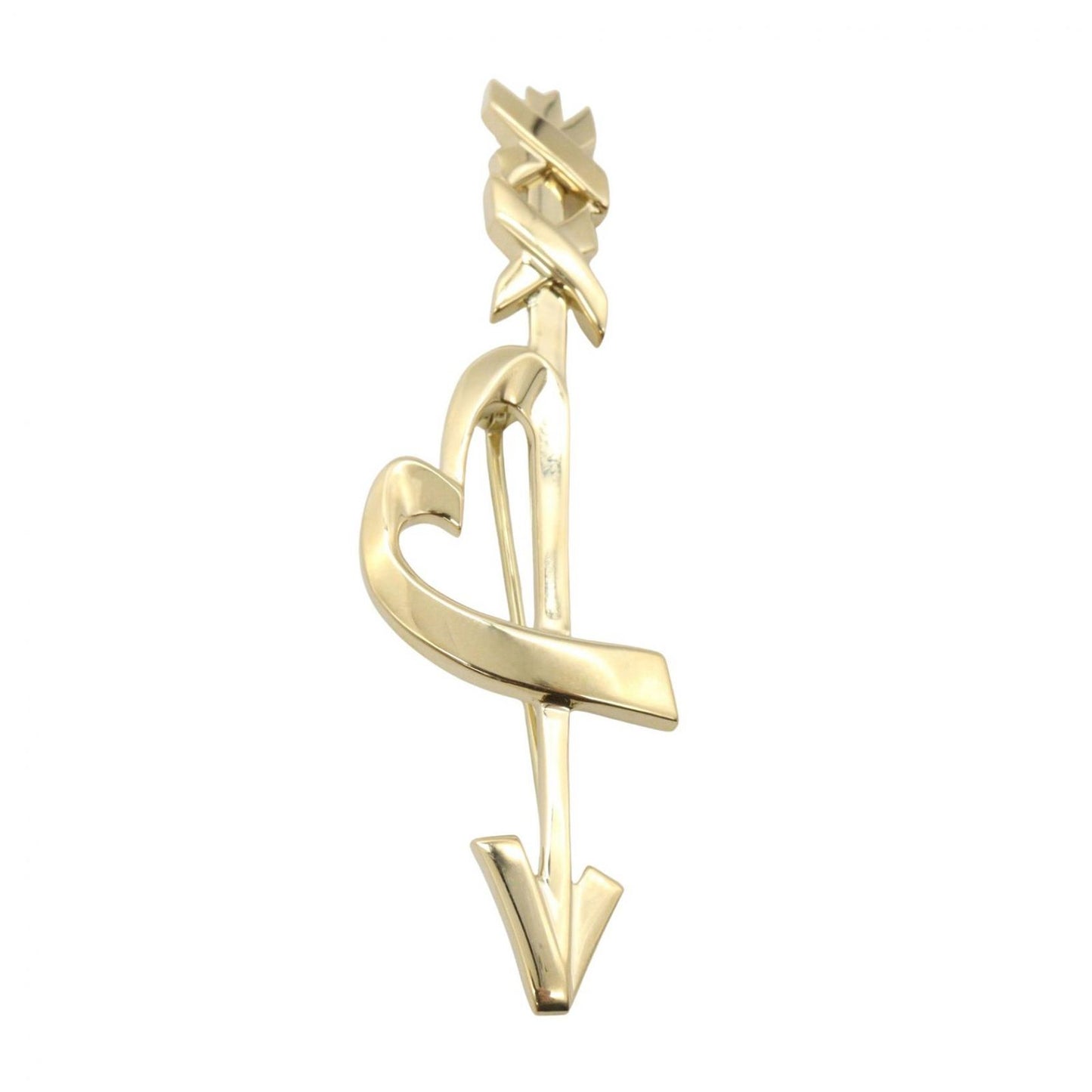 Tiffany & Co Brooch Heart &arrow Kiss 18k — view 2