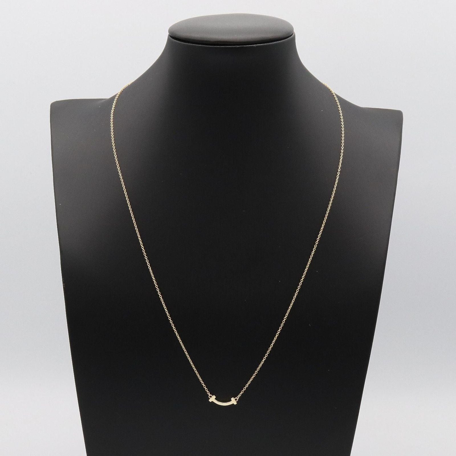 Tiffany & Co Necklace T Smile Mini 43 48.5 cm 18k — view 5
