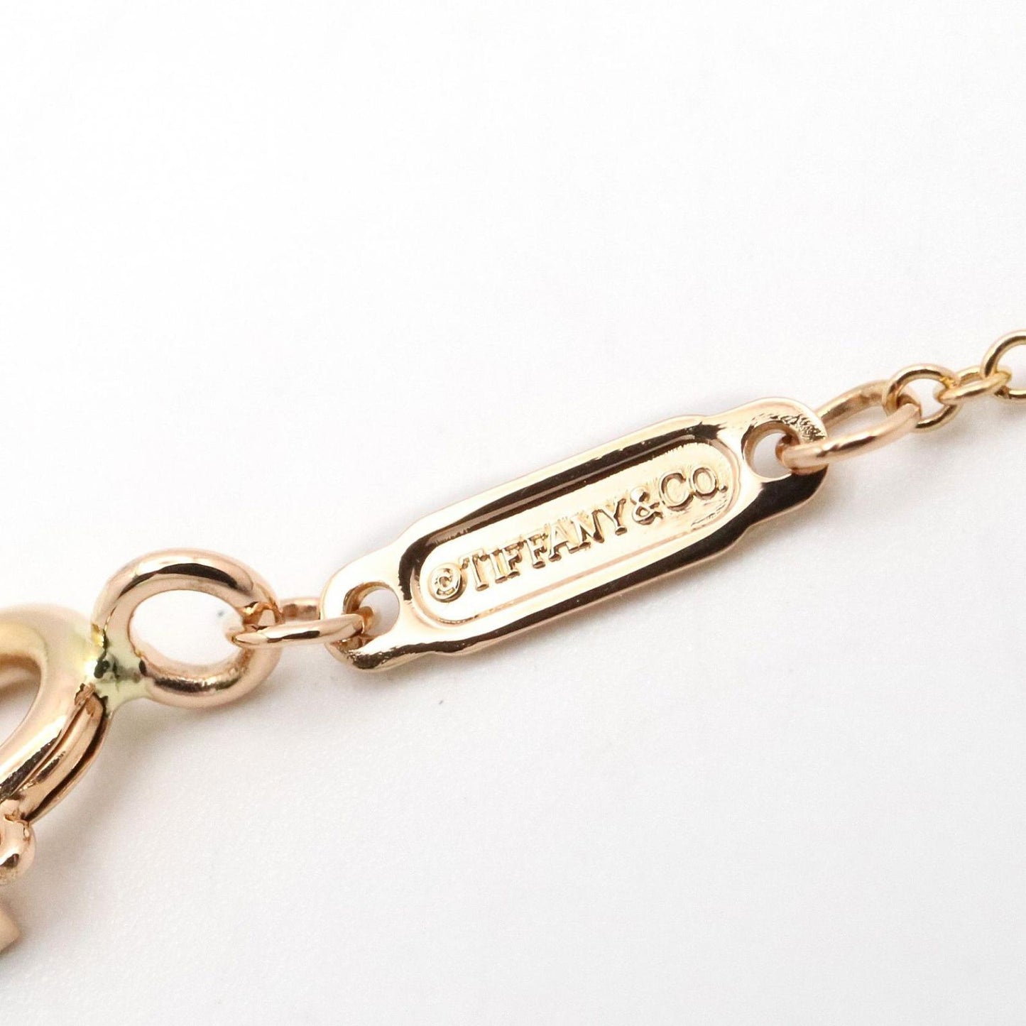 Tiffany & Co Necklace T Smile Mini Diamond 40 45.5 cm 18k — view 3