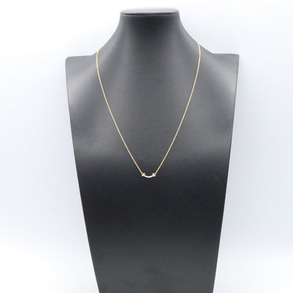 Tiffany & Co Necklace T Smile Mini Diamond 41 45.5 cm 18k — view 5