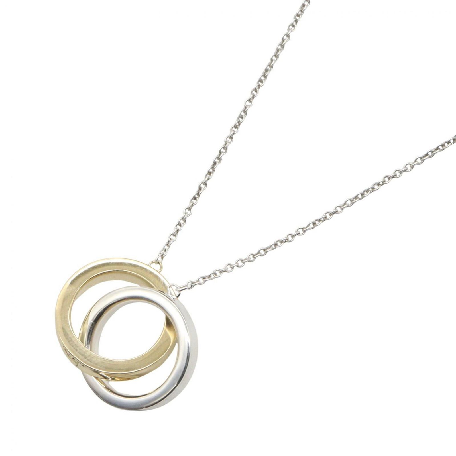 Tiffany & Co Necklace Ring 40 cm 18k 925 Sterling Silver