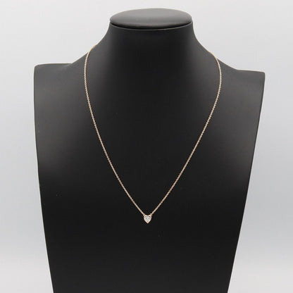 Tiffany & Co Necklace by the Yard Heart 41.5 cm 18k Pink Gold Diamond — view 5