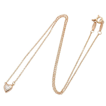 Tiffany & Co Necklace by the Yard Heart 41.5 cm 18k Pink Gold Diamond — view 2
