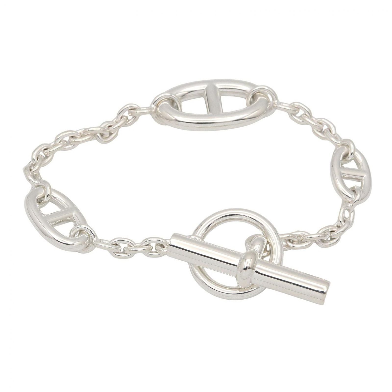 Hermes Bracelet Farandole 15.5 cm 925 Sterling Silver