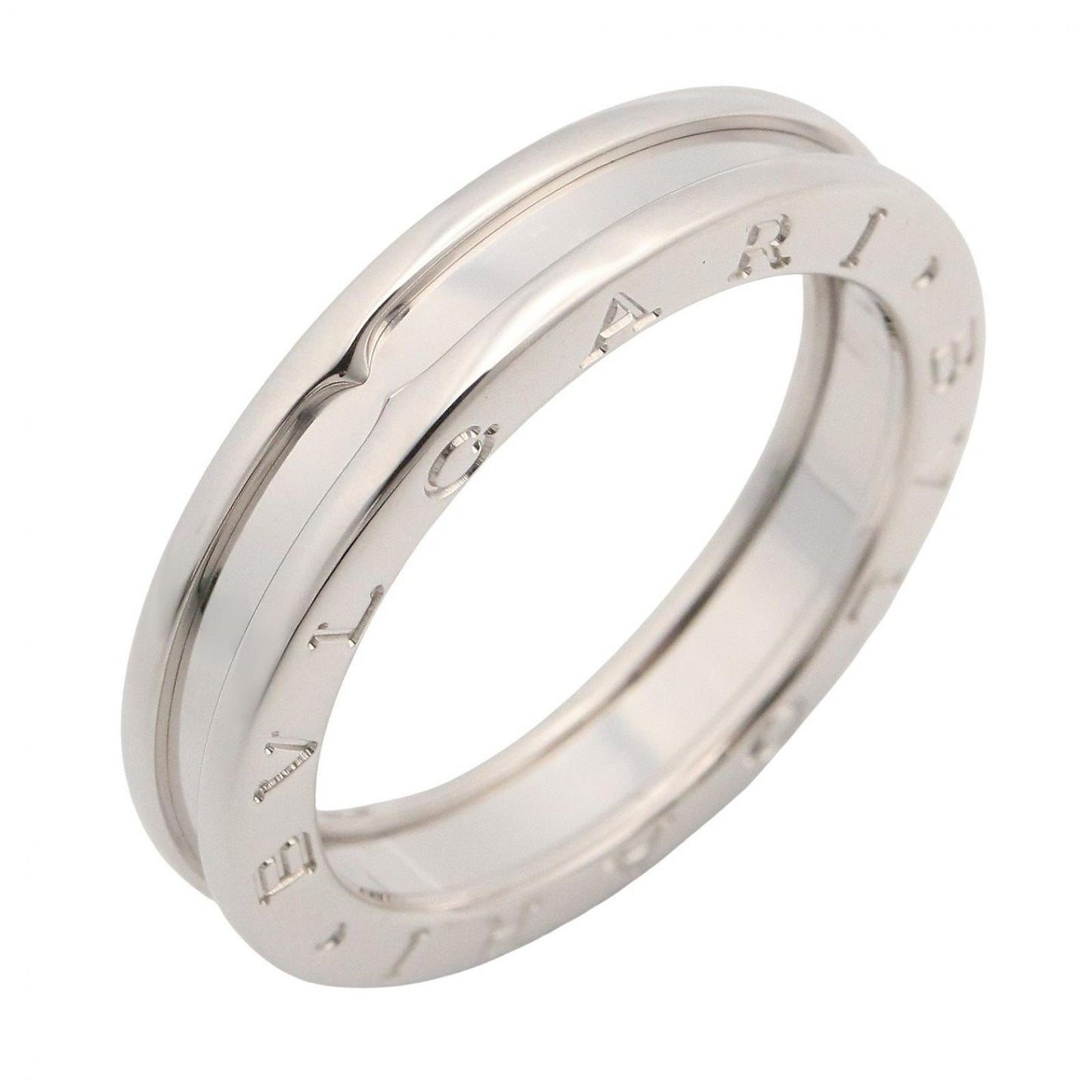 Bvlgari Ring Band 18k White Gold