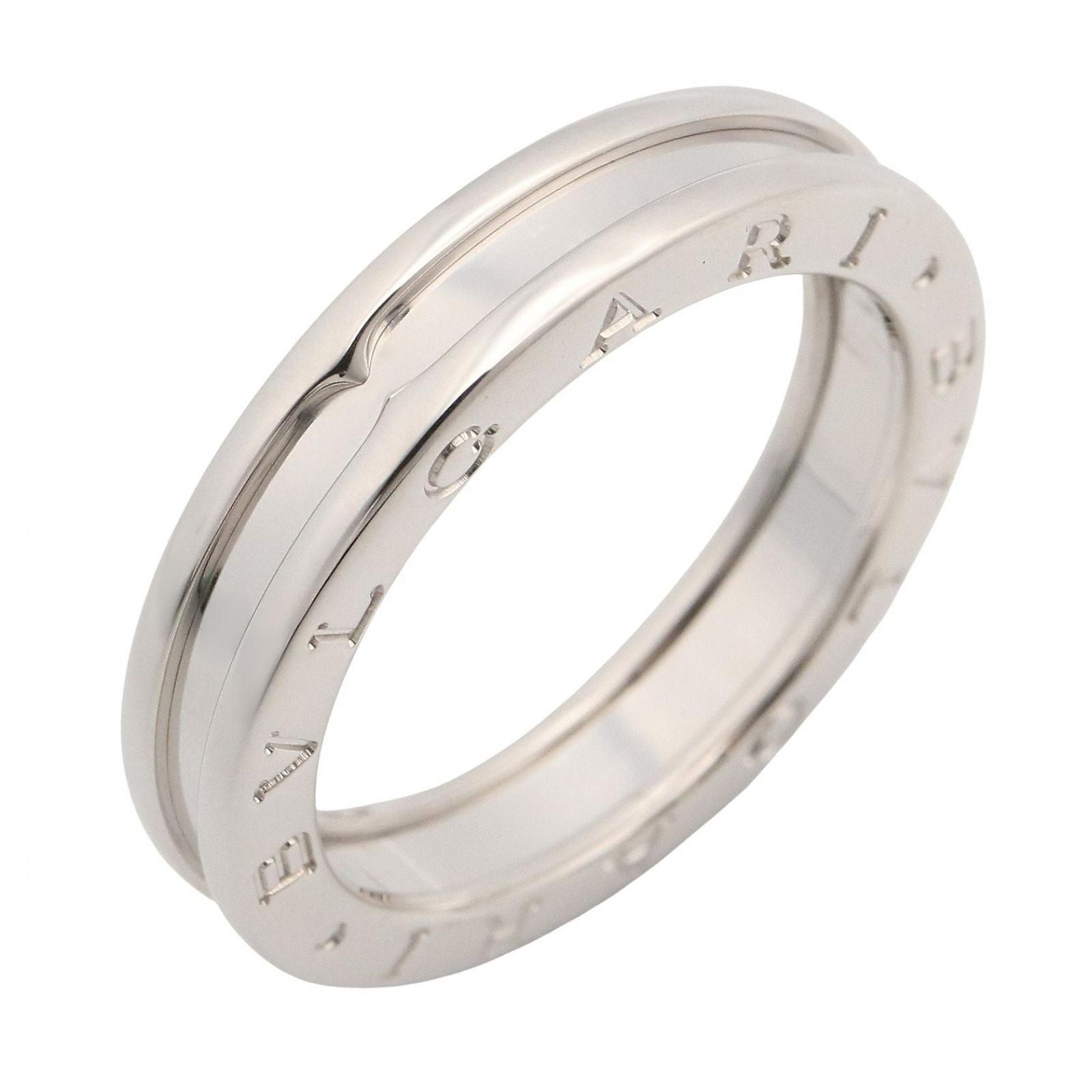Bvlgari Ring Band 18k White Gold