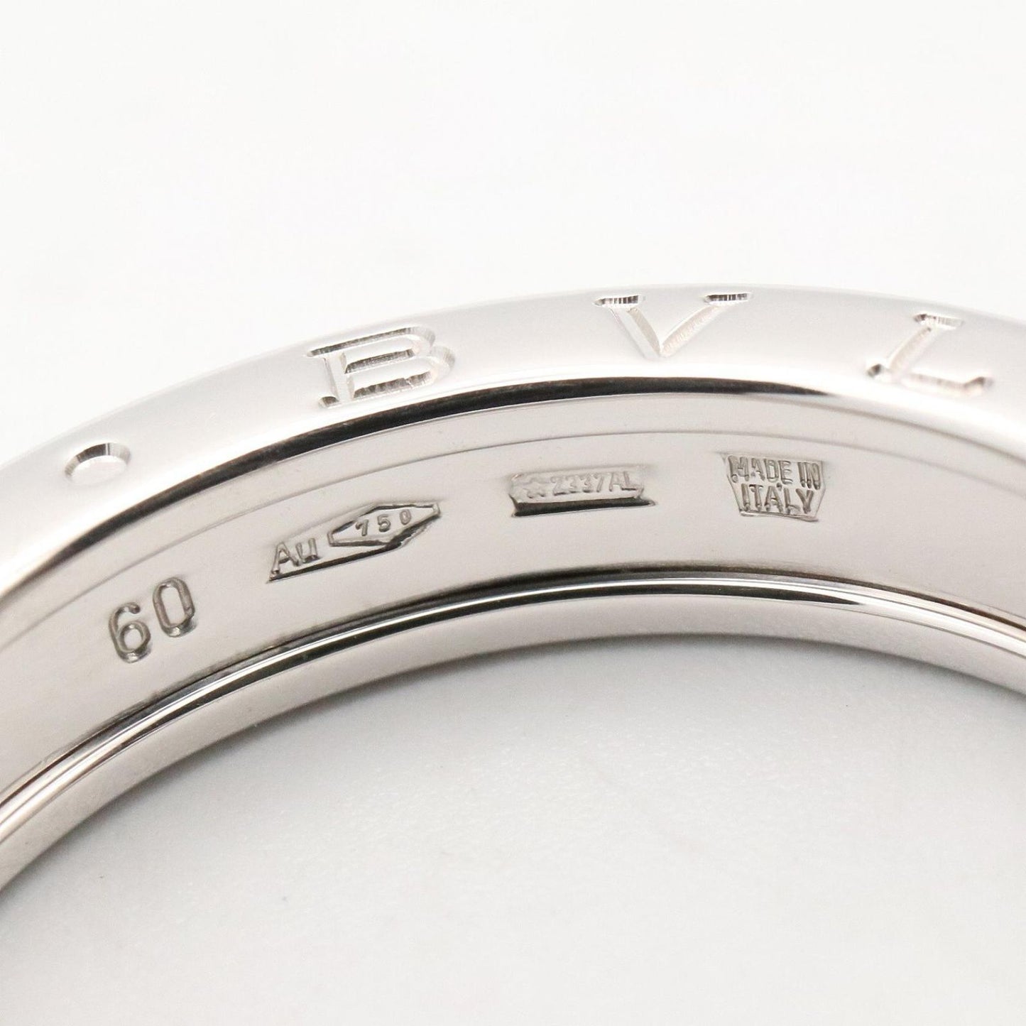 Bvlgari Ring Band 18k White Gold — view 4