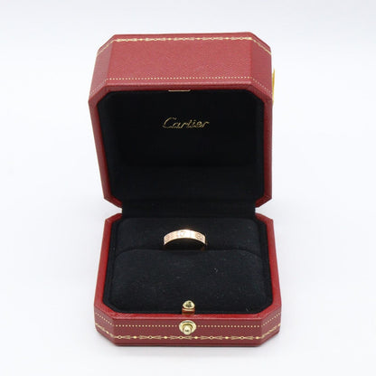 Cartier Ring Mini Love 18k Pink Gold Diamond — view 7