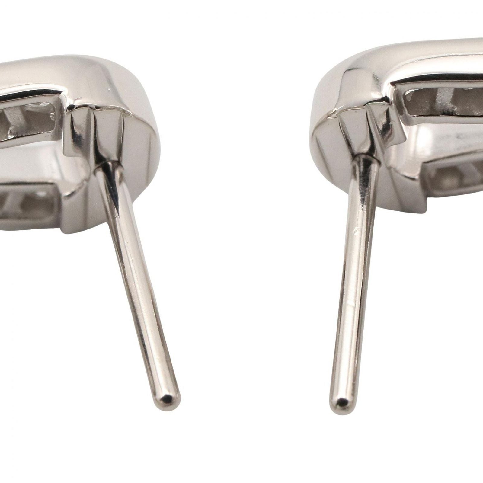 Cartier Earrings Agraph Diamond 18k White Gold — view 4