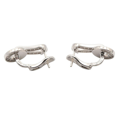 Cartier Earrings Agraph Diamond 18k White Gold — view 2