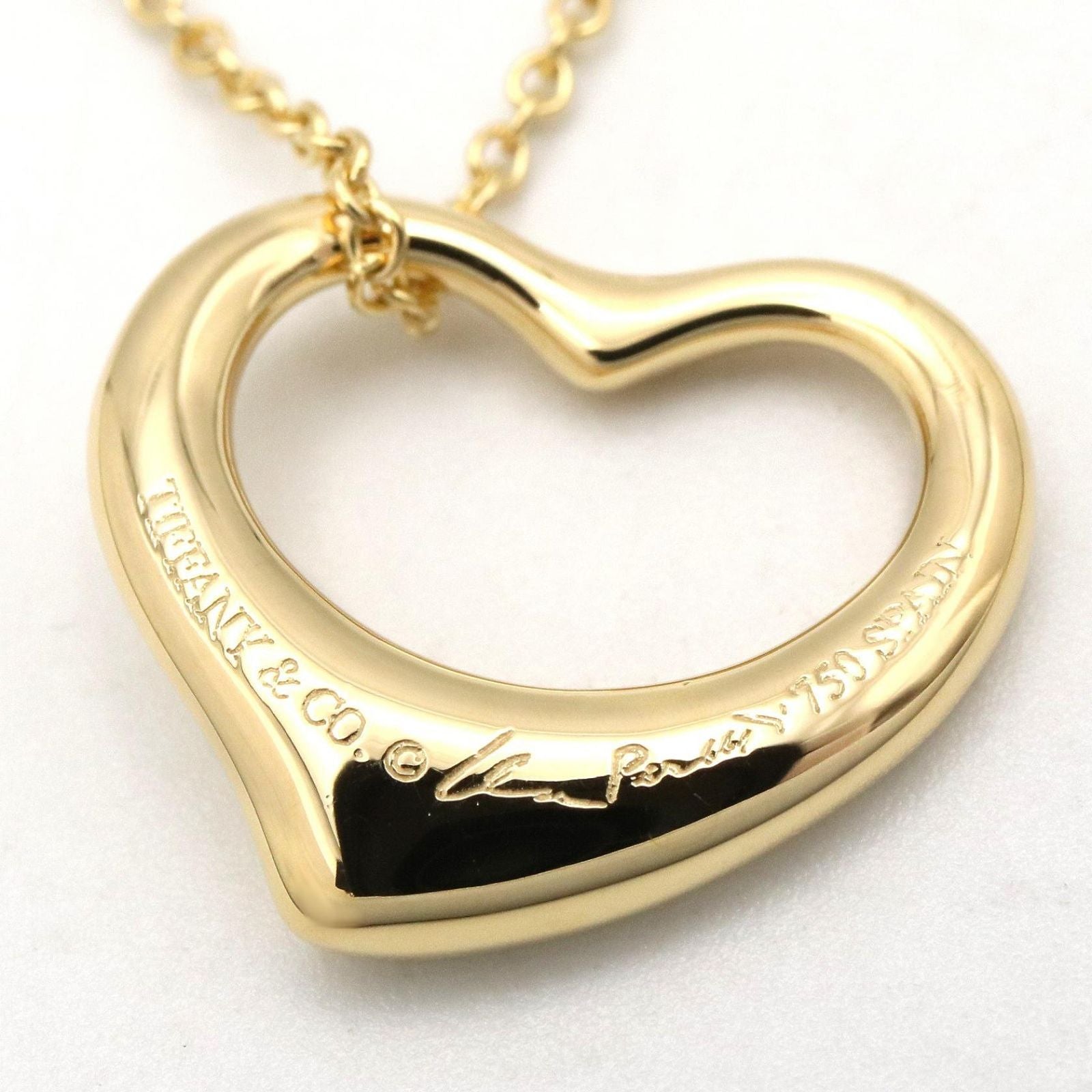 Tiffany & Co Necklace Open Heart Small 43 cm 18k — view 3
