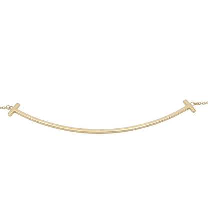 Tiffany & Co Necklace T Smile Large 40 45.5 cm 18k — view 3