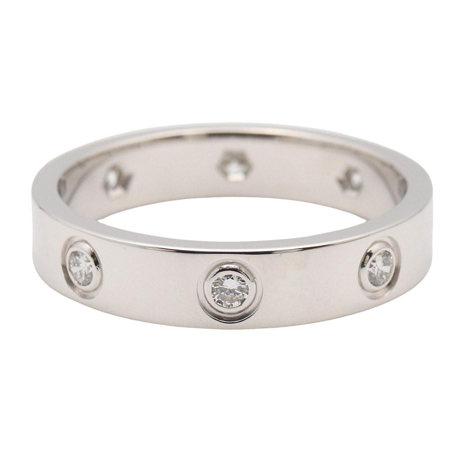 Cartier Ring Mini Love 18k White Gold Diamond — view 2