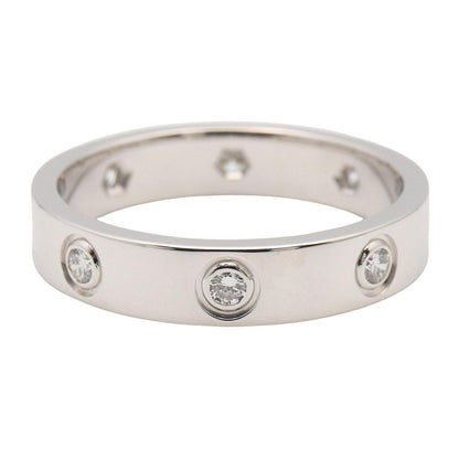 Cartier Ring Mini Love 18k White Gold Diamond — view 2