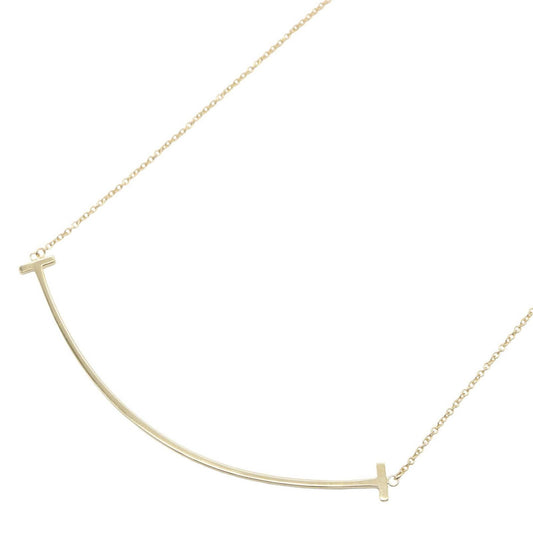 Tiffany & Co Necklace T Smile Large 40.5 45 cm 18k